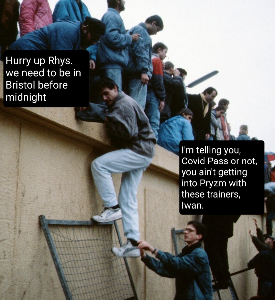 Wales/England Border. December 31st 2021. Picture Colourised.