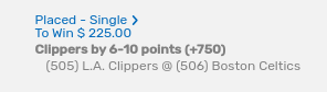 Stoked about my <a href="/BallerApes/">BallerApes</a> prop win tonight. Go Clippers lol