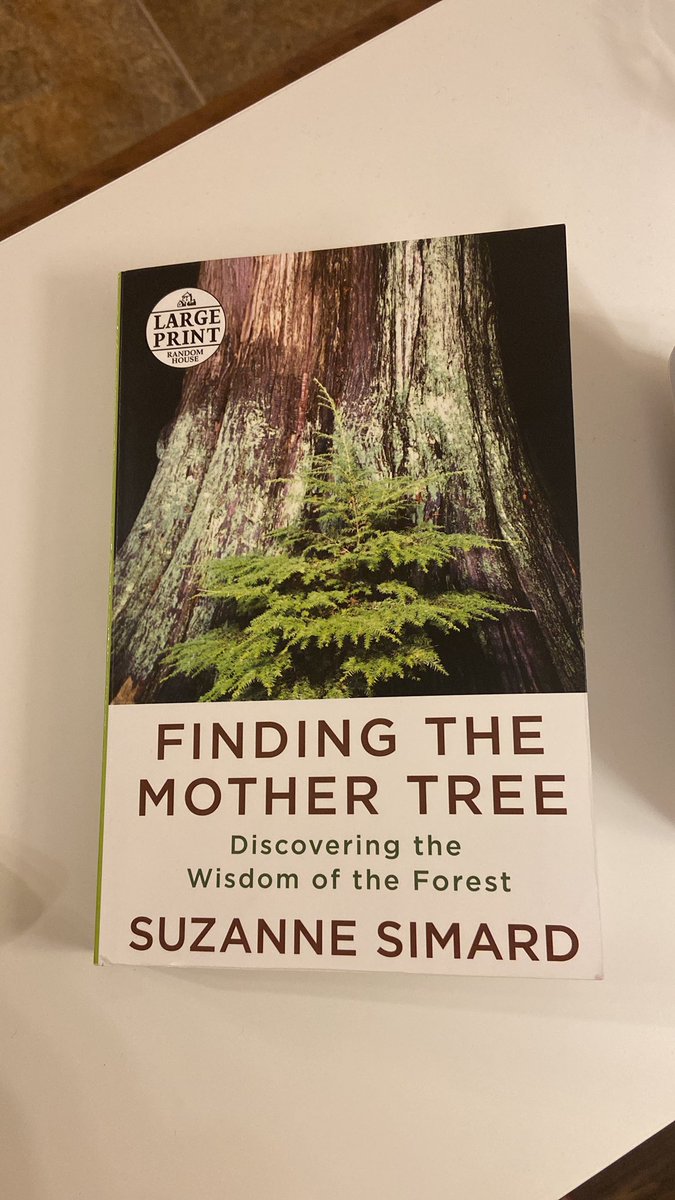 Just finished #findingthemothertree by @DrSuzanneSimard. Inspiring, hopeful, eye-opening, and wonderful to read! As a natural product chemist I appreciate even more how powerful are plants, trees, and Nature! Join the #mothertreeproject !