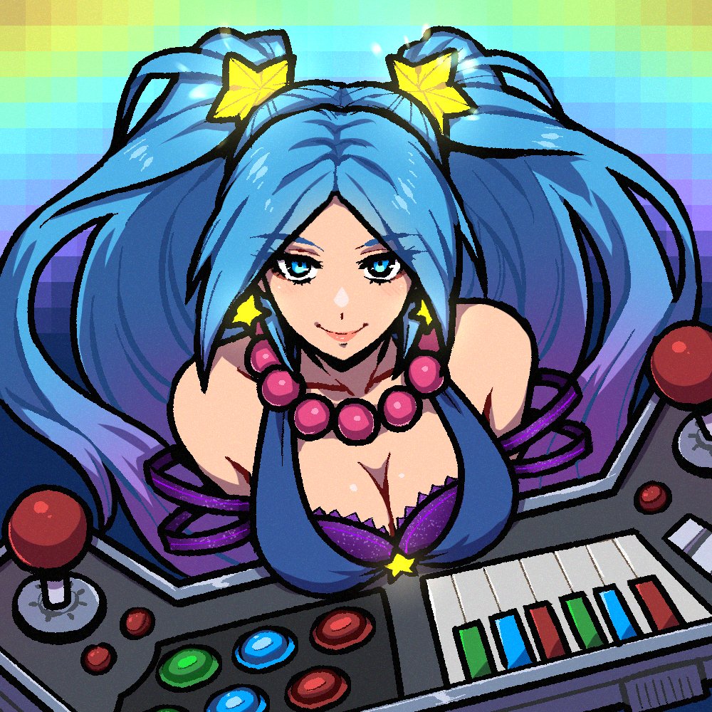 Arcade Sona profile picture commission, image size:1000x1000