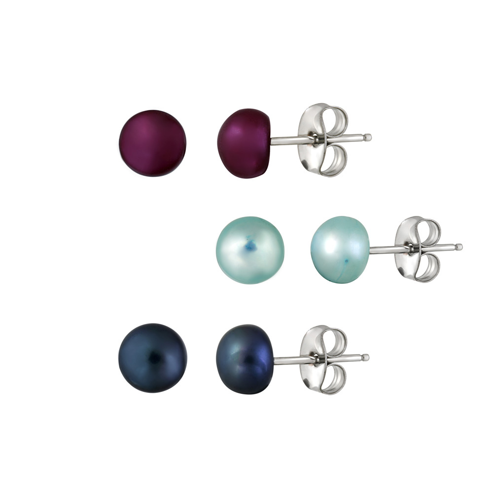 StylesDazzling's tweet photo. Happy New Year's !
Last minute New Year's Gift!
Stainless Steel 5.5-6mm Freshwater Cultured Dark Blue, Aqua Blue, Fuschia Pink Pearl Stud Earrings, Set of 3
#earrings #pearl #neckalces #giftideas #aqua
 #Fuschiapink #stud! https://t.co/zAkWj3FzFh