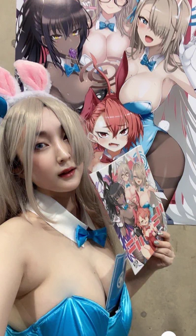 今回はバニーアスナさんの売り子さんがお手伝いにきてくれました
まりんさん(@DJtamasudare )ありがとうございます! 