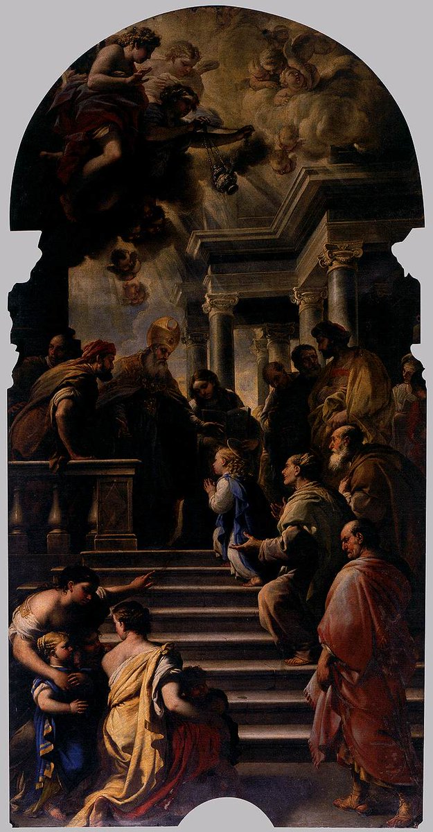 ArtistGiordano's tweet photo. The Presentation of Mary at the Temple, 1674 #lucagiordano #giordano https://t.co/AbX3vu4gDQ