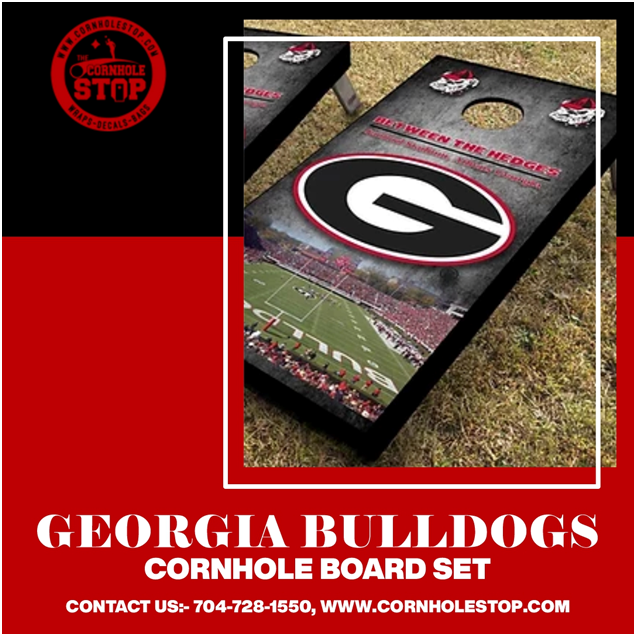 CornholeStop_'s tweet photo. Are you looking for a sports themed cornhole board set? Look no further than Georgia Bulldogs cornhole board set. Get this high demand cornhole board from the Cornhole Stop. Order it Today! https://t.co/Vz7gkVCrKb
#georgiabulldogscornholeboard #cornholeboard #cornholewrap https://t.co/gN5T4KmQi6