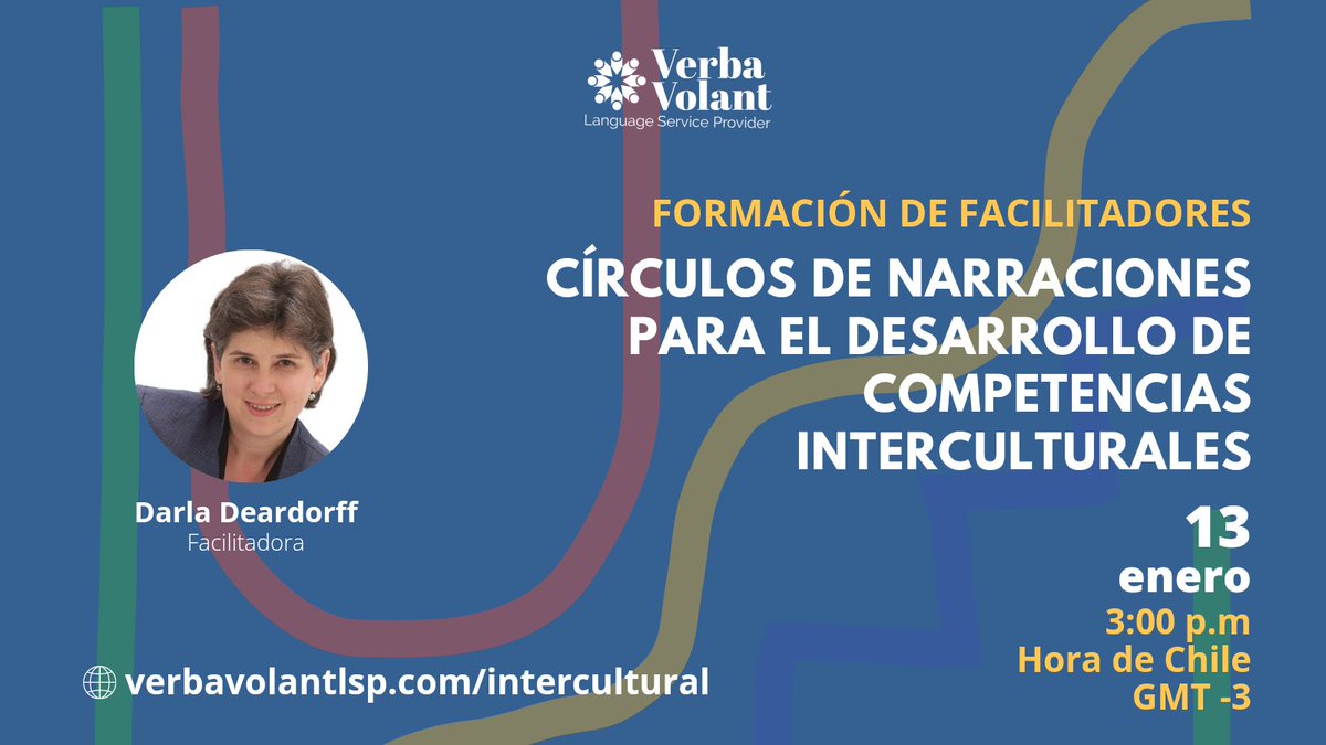 Tenemos el honor de presentar el taller de formación de facilitadores de Círculos de Narraciones para el Desarrollo de Competencias Interculturales con la creadora del manual para #UNESCO del mismo nombre. Más información en verbavolantlsp.com/intercultural/