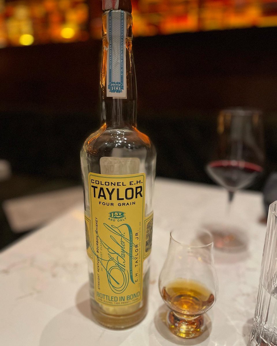 Twin502s's tweet photo. Epic pour and then of course had to follow it up with the bottle kill #ehtaylor #fourgrain #whisky #bourbon #whiskylover https://t.co/CteHWC6aZM