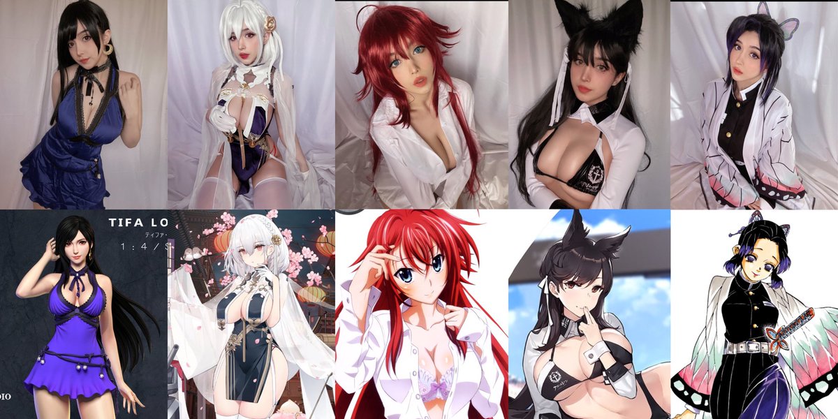 suakirin's tweet photo. I couldn’t fit all but 2021 was a good cosplay year and thank you so much for everyone’s support! 🥺 
Excited to see what next year will bring~ https://t.co/p8gZYQhKoO
