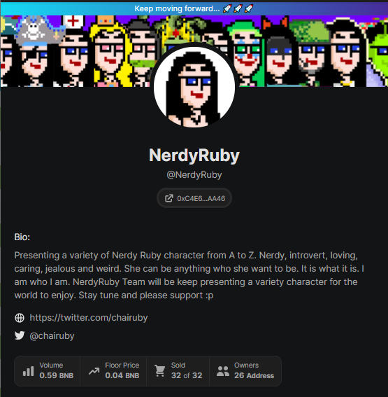 chairuby's tweet photo. OMG can't imagine the end of the year 2021 reaching 1000 followers and all #NerdyRuby NFT SOLD out. For me, it's an achievement. Thanks to the @Pentasian community, friends, and family for the love and support πππ.
#Pentasian #nftcollectors #NFT π₯°ππ https://t.co/jeuf94q3wD