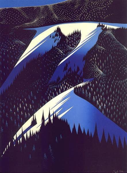 tvenusstar's tweet photo. #Eyvind Earle 
#Black #Evergreen #Forest   
1981
#painting
#art
#beautiful 
#landscape
#trees
#forest https://t.co/ndl9c1PnJB