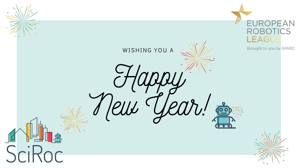 Happy New Year! Wishing everyone a happy and healthy 2022 from all of us at SciRoc🤖🎇