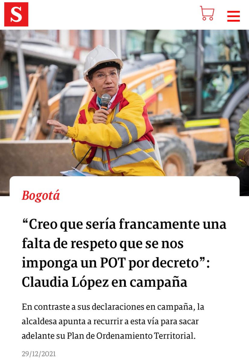 nperezvasquez's tweet photo. Claudia López haciendo lo que Claudia López criticaba. Expedir por Decreto un POT que:

- Incrementa la burocracia
- Expulsa a los más vulnerables a los municipios aledaños
- Detiene la construcción de vivenda en Bogotá
- Condena a la ciudad a no tener soluciones de movilidad. https://t.co/9EhCTIzPFM