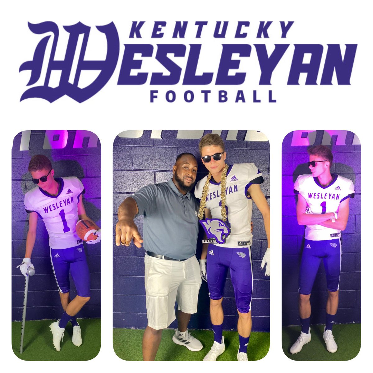 I’m excited to announce that I am 100% COMMITTED to <a href="/kwc_football/">Kentucky Wesleyan Football</a> and I will be “Kickin’ It” in Owensboro next fall. #PawsUp <a href="/KWCPanthers/">KWC Panthers</a> <a href="/KyWesleyan/">Kentucky Wesleyan College</a>  <a href="/CSmithScout/">Chris Smith</a> <a href="/CaldwellCoAthl1/">CaldwellCoAthletics</a> <a href="/CaldwellCoFB/">Caldwell County Tiger Football</a> <a href="/CaldwellSchools/">Caldwell Co Schools</a> <a href="/CoachRowell3x/">Glen Rowell</a> <a href="/CraigYeast/">Craig Yeast</a> <a href="/CoachYoung41/">Coach Tyrone Young Jr. II ™</a>