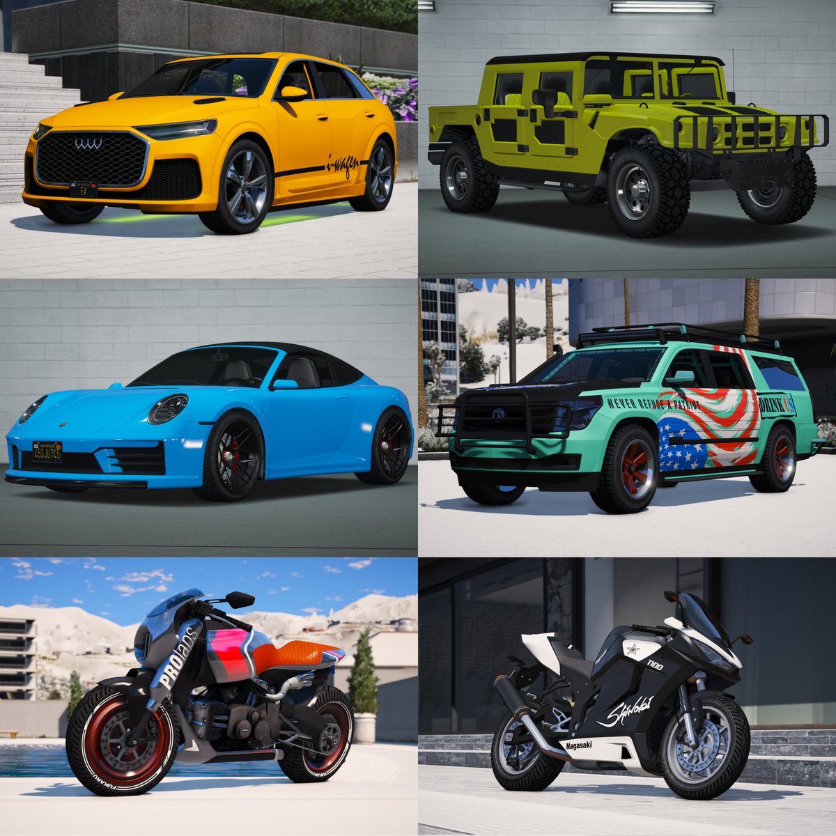 creatornate1's tweet photo. Which UNRELEASED #GTAOnline vehicle do you want @RockstarGames to drop tomorrow? #GTAOnlineTheContract https://t.co/bemqEpK4Wp