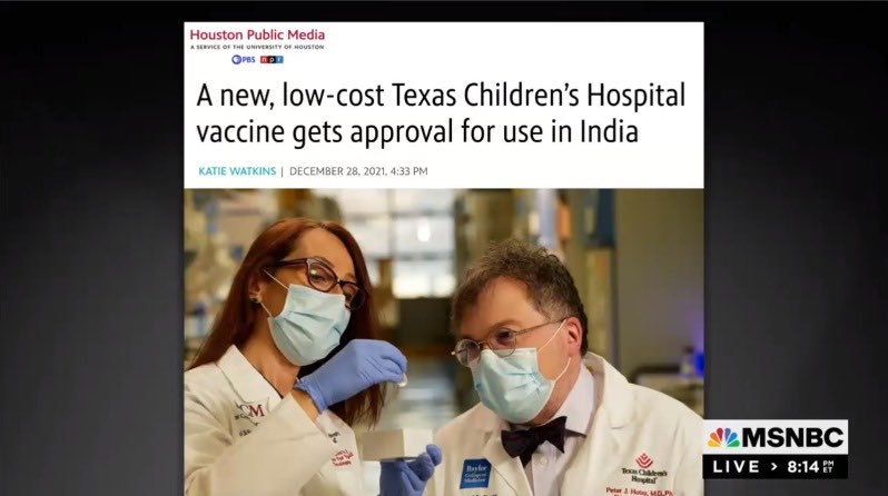 PeterHotez's tweet image. Our team of scientists led by @PeterHotez @mebottazzi has transferred our vaccine technology with no patents to India 🇮🇳 Indonesia 🇮🇩 Bangladesh 🇧🇩 Botswana 🇧🇼 now @biological_e has scaled to 300 million doses going to 1.2 billion, more than US Government global commitment