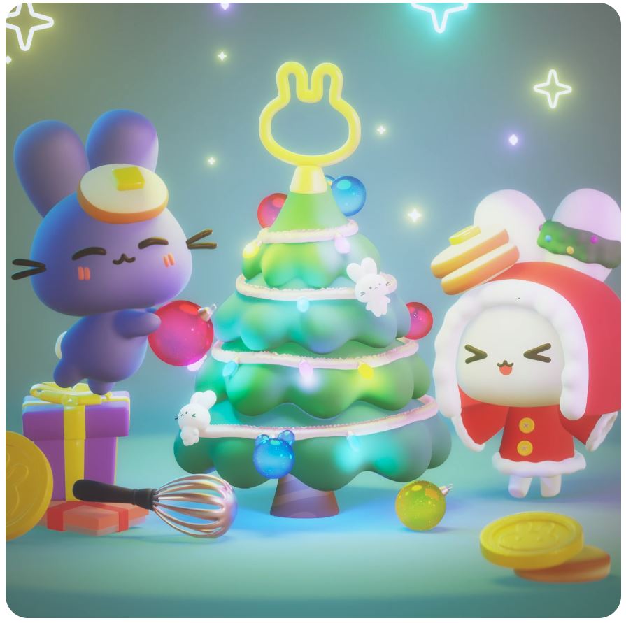 Giving away <a href="/PancakeSwap/">PancakeSwap</a> Christmas 2021 NFT. 
Follow this account and Retweet.
1 random winner will be announced tomorrow. 
#BSC #NFT #Giveaway