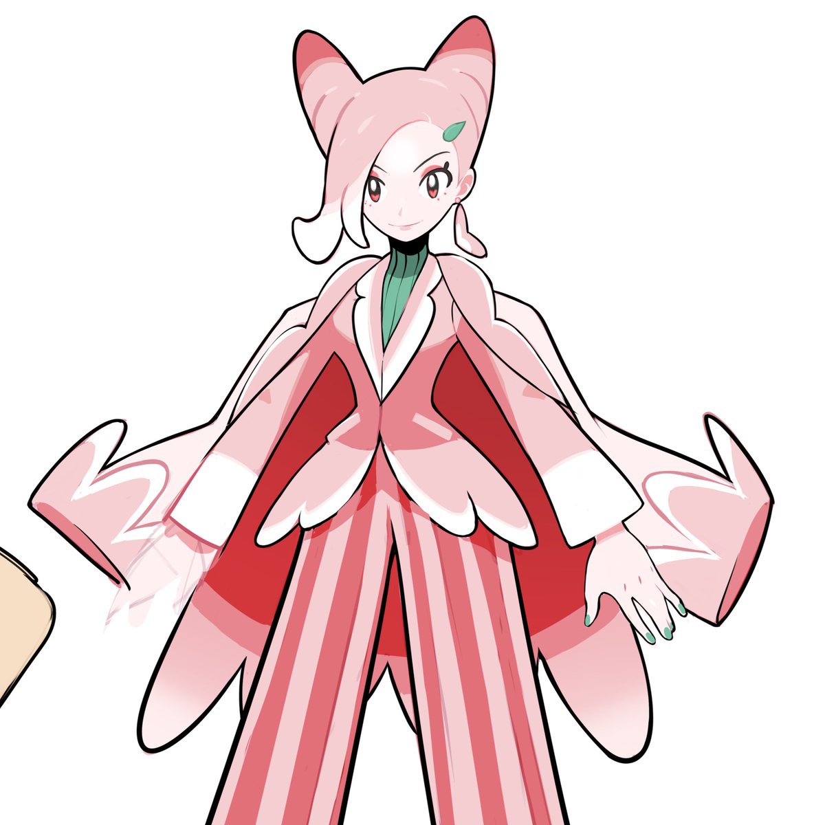 Thanks everybody that tuned in to the stream! This is Peplum, (another) Lurantis gijinka design because im obsessed 💖 🌸