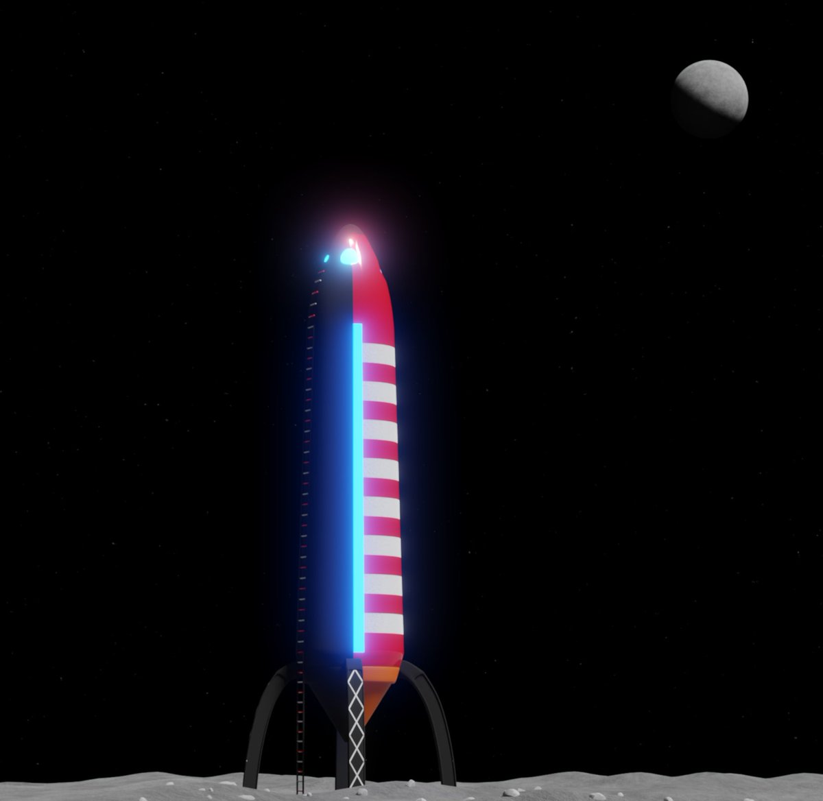 KidsDrawRockets's tweet photo. Render by: @SpaceManCM 
Drawing by: Teo
Submitted by: @arlaudar 
#kidsdrawrockets https://t.co/SCoxY1vMOk