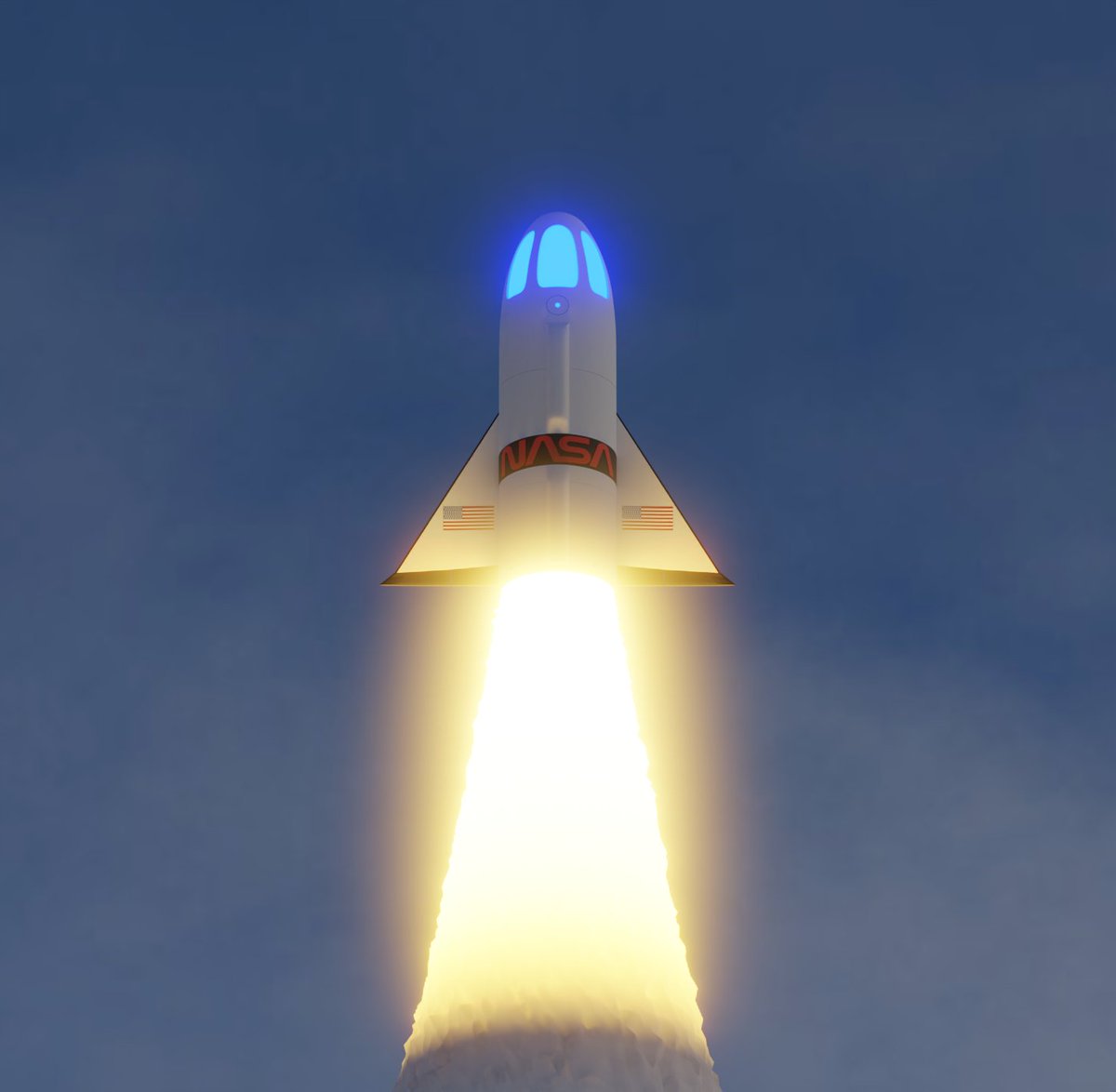 KidsDrawRockets's tweet photo. Render by: @SpaceManCM 
Drawing by: Asher
Submitted by: @KBarlow48 
#kidsdrawrockets https://t.co/3HEqS18lGq