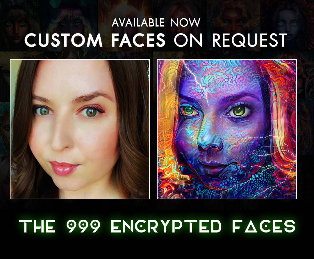 vishalraiFX's tweet photo. Commission me to create your next "one of a kind" NFT using a picture of yourself. Please post your photo below and I'll choose 5 winners. 999 Encrypted Faces series live on OpenSea. RT
https://t.co/6xobw91TRE
#potraits #1000faces #999faces #potrait #NFTartist #AI #eth #polygon https://t.co/MQcO3PyOoC