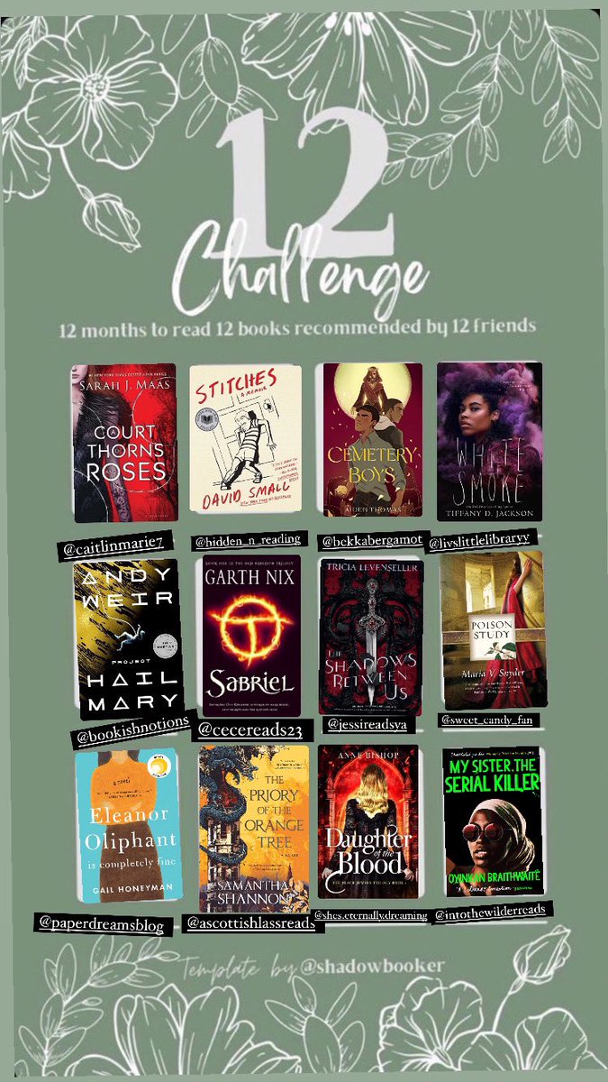 In2thebookshelf's tweet photo. @cecereads23 Lol omg we have each other’s recommendations in the same spot. I’m going to read it in June (1 book per month) https://t.co/7rycSVXFJW