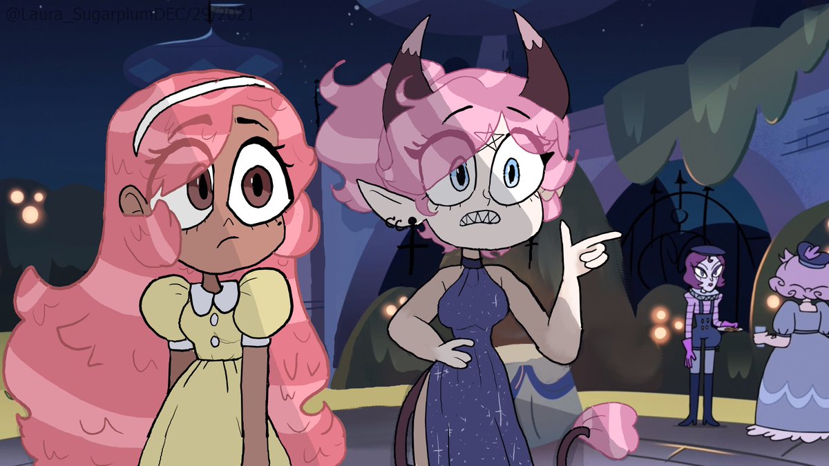 laura_sugarplum's tweet photo. #svtfoe #kellco #tomstar #rainutterfly #larissadiaz
~Larissa & Rain "Booth buddies" edit~ https://t.co/ZvIubzFeJ5