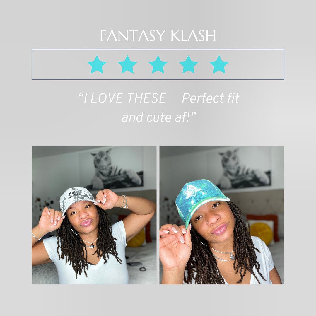 itsfantasyklash's tweet photo. ANOTHER #happycustomer y’all 💕💗💗 She got two different colors and they both look bomb 💣 on her 😍 Thanks for the support! #FKFam keep those photos coming, we want to post every last one of you 😂 #fantasyklash #tiedye #dadhat #shop #instagram #shopify #smallbusiness https://t.co/9wsFznSMJ1