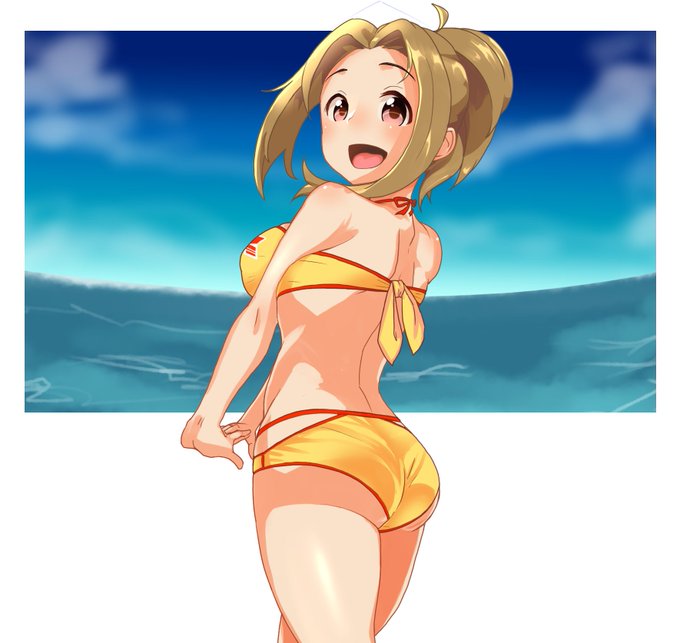 「brown eyes swimsuit」 illustration images(Latest)｜3pages