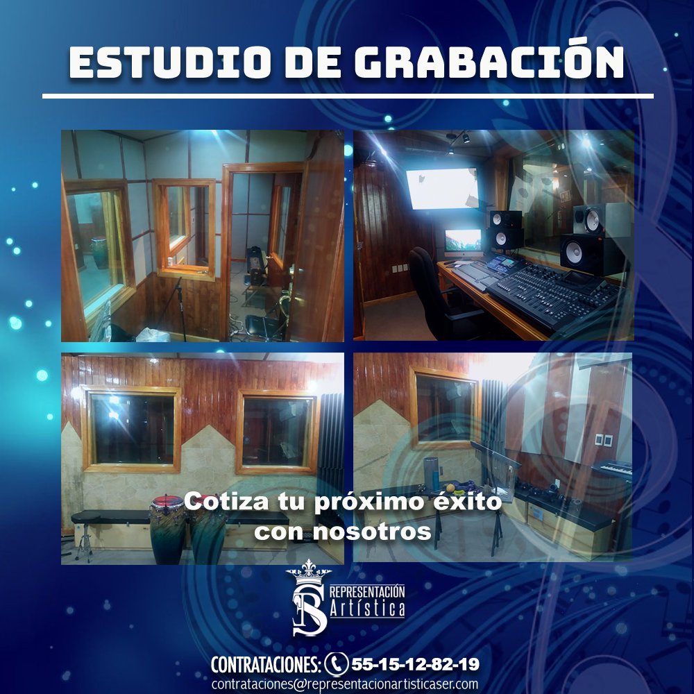 ser_represent's tweet photo. Conoce el próximo estudio en donde grabarás tu nuevo éxito. 
Cotizaciones al número 📲 55 1512 8219 https://t.co/Fl3Avy6wWs