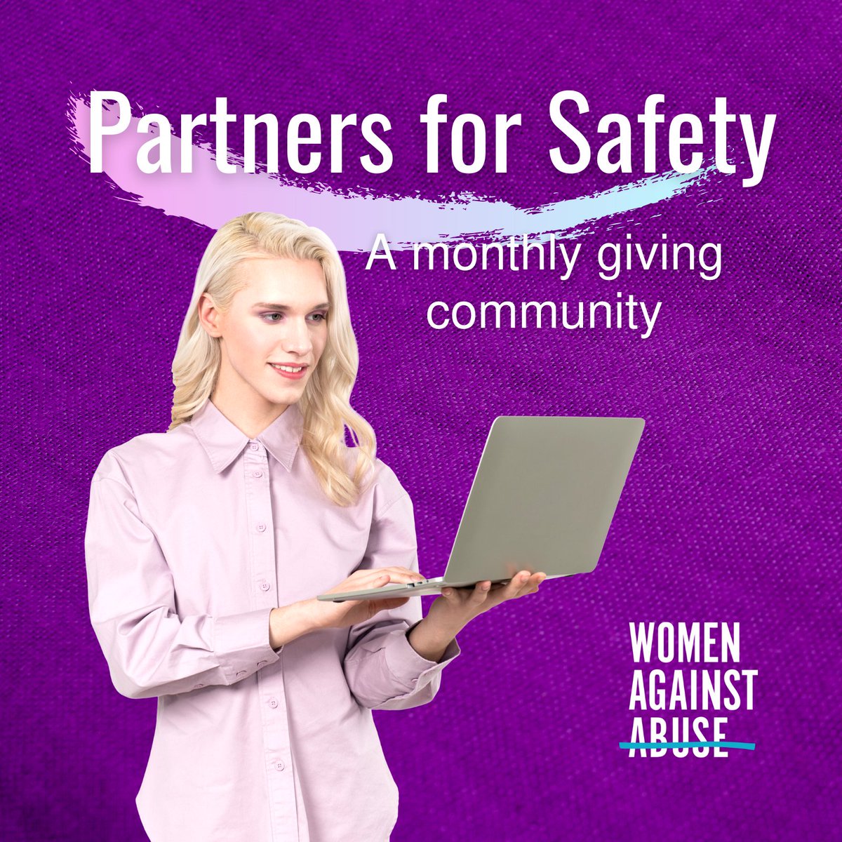 WomenAgnstAbuse's tweet photo. Make a resolution to empower survivors of abuse in 2022! Join #WomenAgainstAbuse's #PartnersForSafety monthly giving community now to ensure stable funding for our life-saving services and advocacy: https://t.co/S89oHqHIQ6 https://t.co/Sc8rw3t1c4