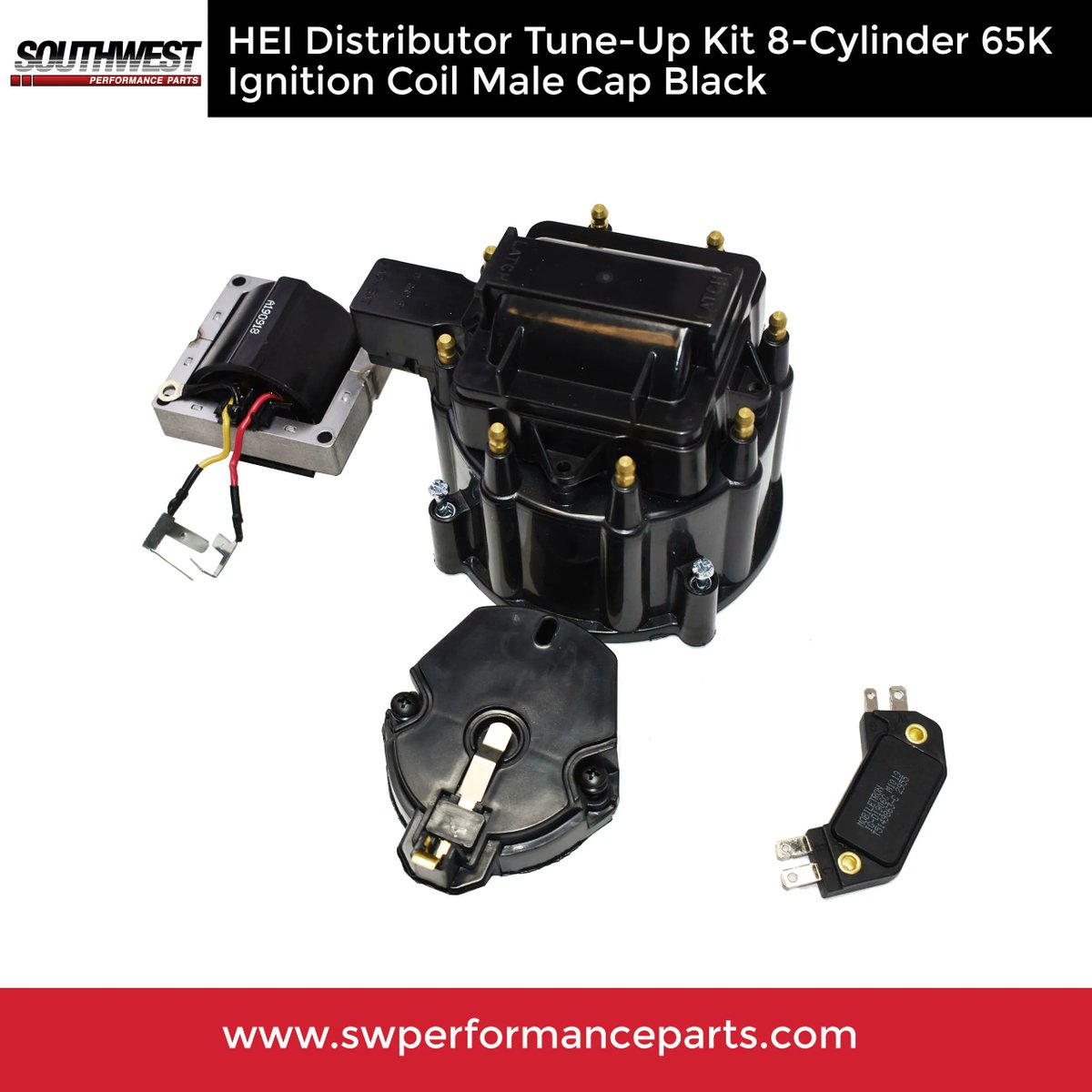 swperfparts's tweet image. HOT PRODUCT OF THE DAY!!! 🔥 🔥 🔥

A-Team Performance HEI Distributor Tune-Up Kit 8-Cylinder 65K Ignition Coil Male Cap (Black)

Click here to buy: swperformanceparts.com/product/cr6992…

#distributorcap #HEItuneupkits #classicsdaily #SWPP #carrestoration #autoparts #replacementparts #ford #gm