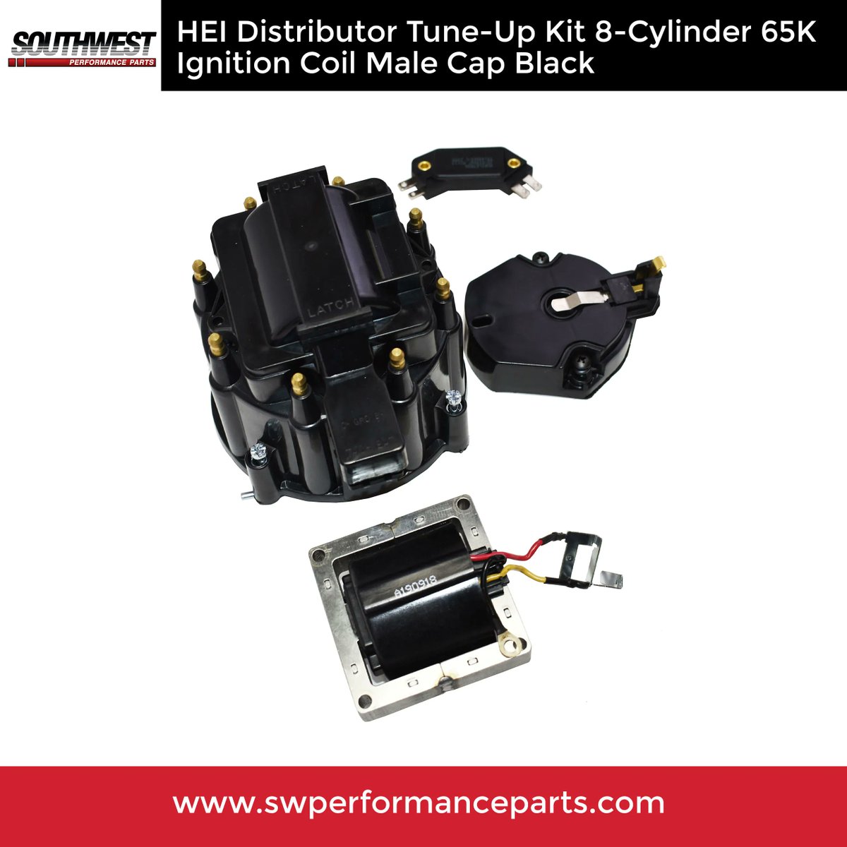 swperfparts's tweet image. HOT PRODUCT OF THE DAY!!! 🔥 🔥 🔥

A-Team Performance HEI Distributor Tune-Up Kit 8-Cylinder 65K Ignition Coil Male Cap (Black)

Click here to buy: swperformanceparts.com/product/cr6992…

#distributorcap #HEItuneupkits #classicsdaily #SWPP #carrestoration #autoparts #replacementparts #ford #gm