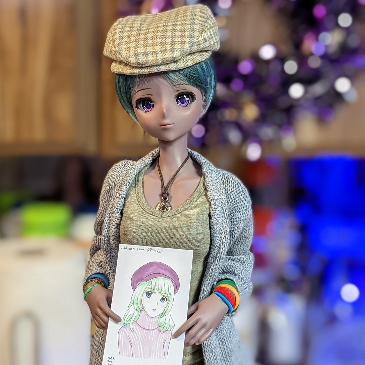 rc2agog's tweet photo. Thank you, @puppy52, for the snazzy cap! Hypatia’s "get out of the Lab" wear 😅👍
.
#Hypatia #SmartDoll #BJD #cap #hat #Lab #cabinfever #GetOutOfTheLab #FreshAir https://t.co/mjuPnNbD0g https://t.co/rtoz0oYNMd