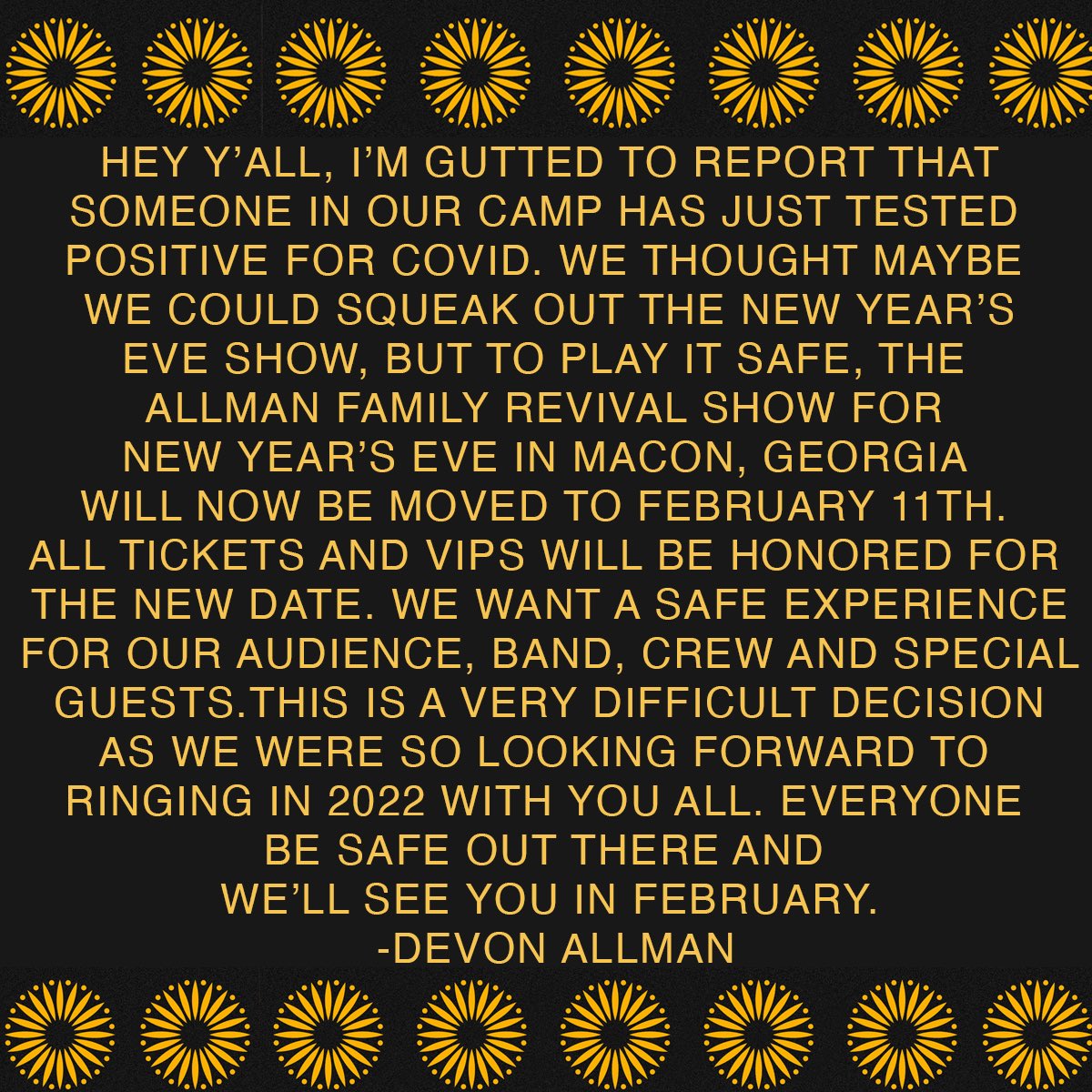 allmanbettsband's tweet photo. Sorry to report…Team ABB https://t.co/pb5Q8pJ3Tb