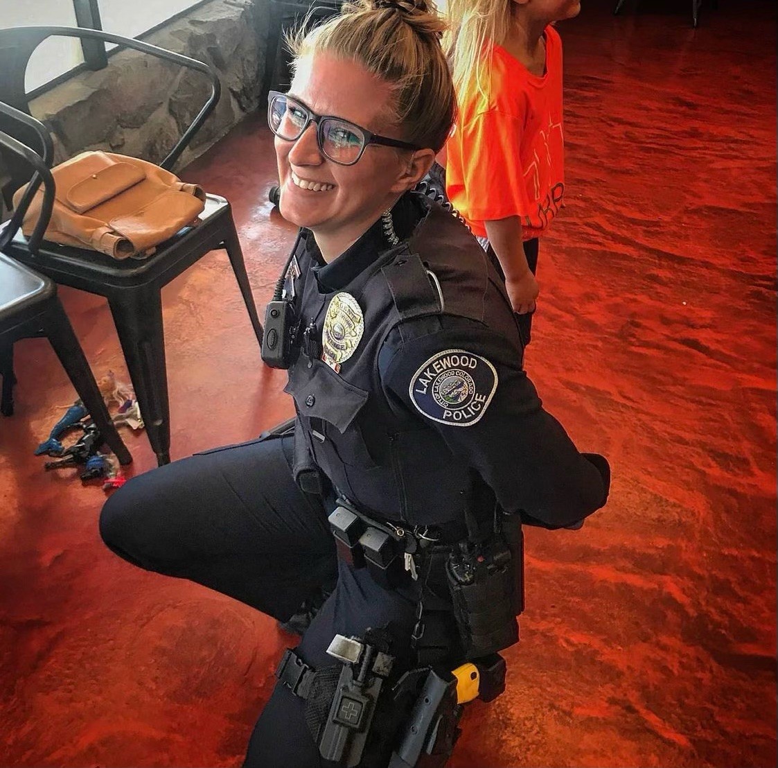 KellyReinkeTV's tweet photo. UPDATE: Lakewood Police Agent Ashley Ferris is the law enforcement officer who shot and killed the crime spree suspect on Monday.

The killer shot her in the stomach, and she remains in the hospital. #9News https://t.co/MMqvnrU1SY