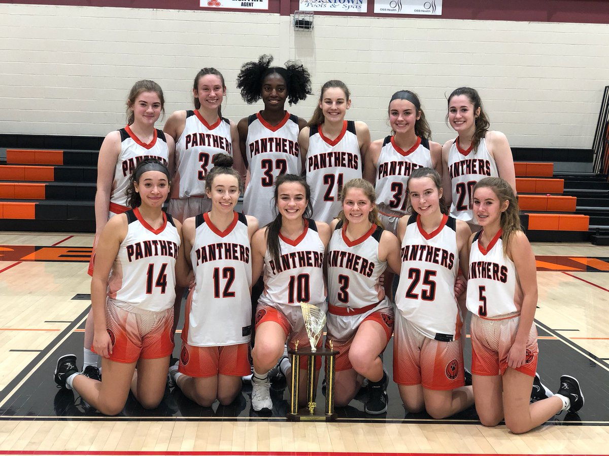 Congrats to our Lady Panthers for winning our Holiday Classic championship game 45-20 over Susquehannock. Also, shout out to Kenz on the all-tourney team &amp; Karli for MVP: awesome team effort!!