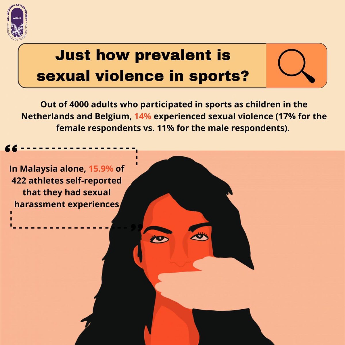 AWAMMalaysia's tweet photo. In many industries including sports, abuse of power and sexual harassment go hand in hand, so do safety and sports. Moving forward, the only win-win solution for athletes and sports associations would be to stop protecting perpetrators, including those in power #EqualforBetter https://t.co/TEchzFszmg