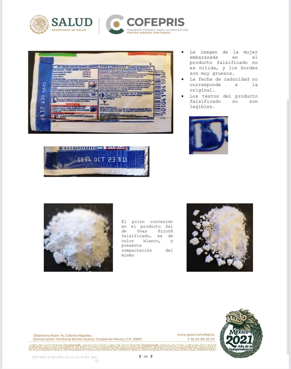 LexInformatica's tweet image. ⚠️‼️ALERTA SANITARIA @COFEPRIS ‼️⚠️

RT 🙏🏻