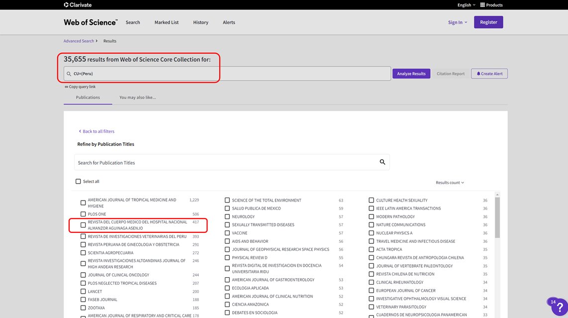 Rev. Cuerpo Méd. HNAAA tweet media