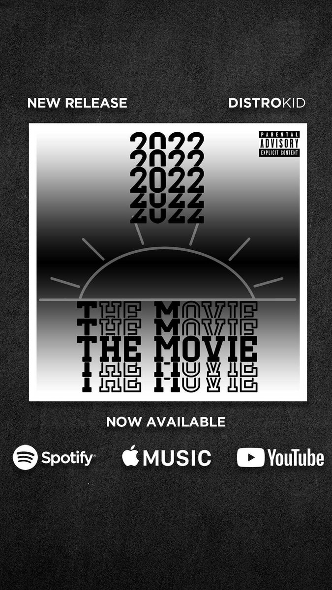 shine_dynasty's tweet photo. Happy New Year y'all! Here's a new track to help us celebrate; 2022: The Movie! Let's make it a blockbuster!

https://t.co/8yFNVB5RdJ

https://t.co/ngIQC75xb5

#AJShine #ShineBright #ShineDynasty #2022TheMovie #HNY #GMGV #RealRap #HipHop #Spotify #TIDAL #AppleMusic #YTMusic https://t.co/4aqyrgRQSn