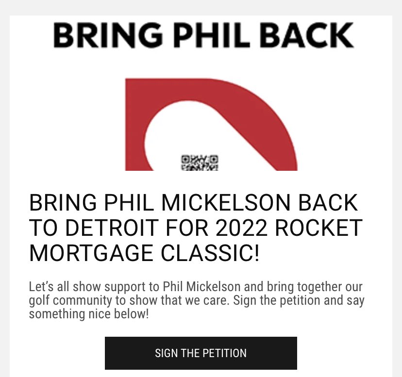 detroitgolfers's tweet photo. @MikeSullivan @PhilMickelson #BringPhilBack! https://t.co/NlcL3tjlUj