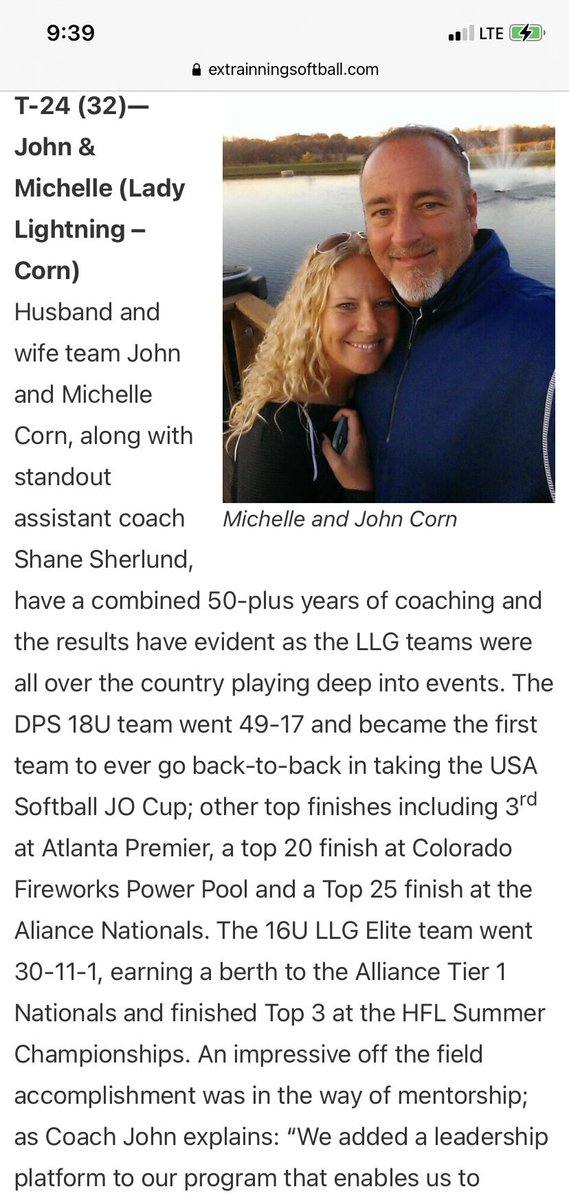 TonyWools's tweet photo. Congrats to John and Michelle for being recognized as the top coaches in the nation. Nobody does the recruiting or college prep better. They run a top notch organization and I’m thankful for their guidance over the past 8 years. #getstruck⚡️ https://t.co/cFj0k5mOsj