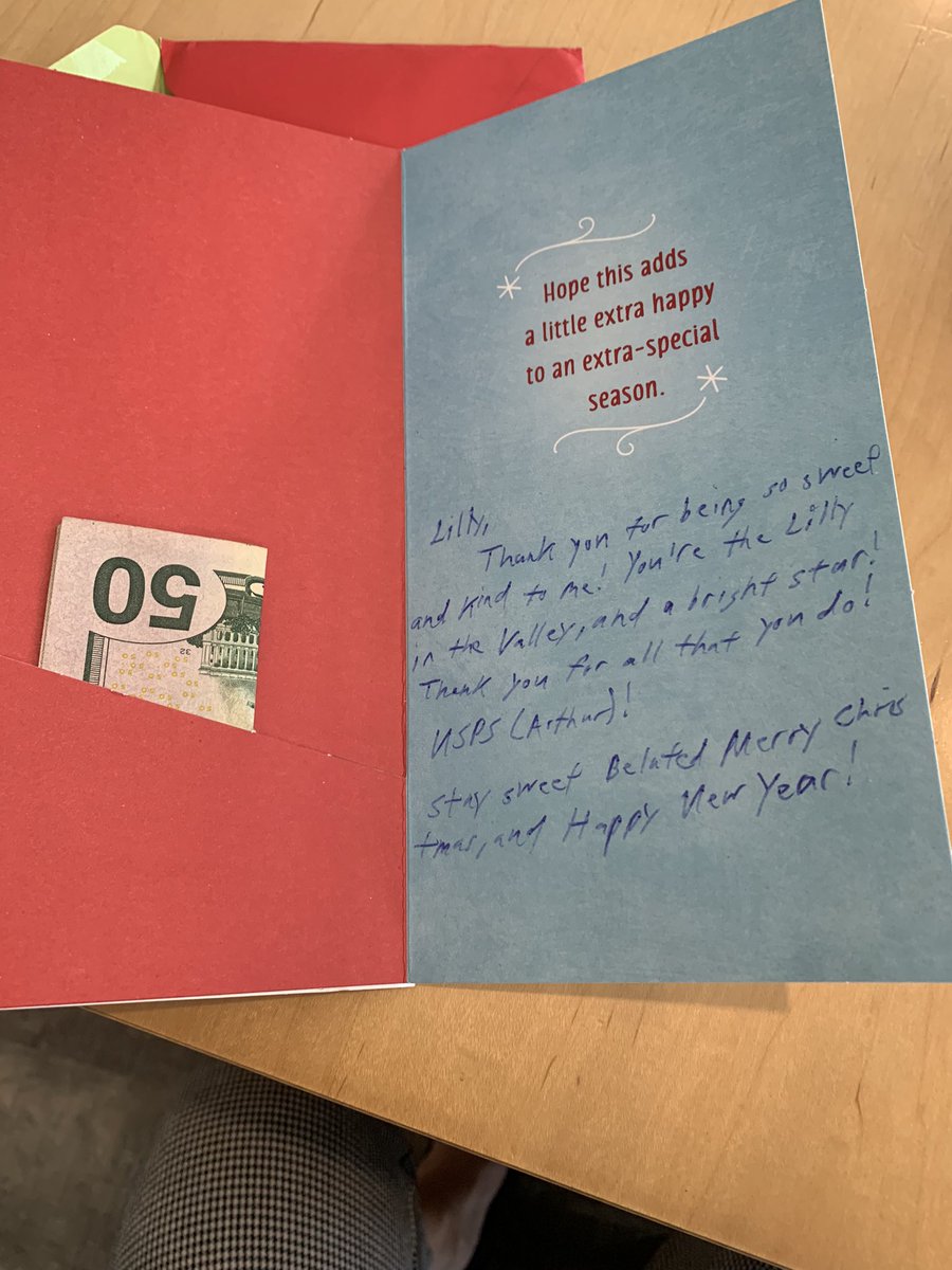 lils4101's tweet photo. Look at what my works USPS driver gave me. “You’re the Lily in the valley, and a bright star” 

BRB crying in the club forever https://t.co/y8kH8cJhmy