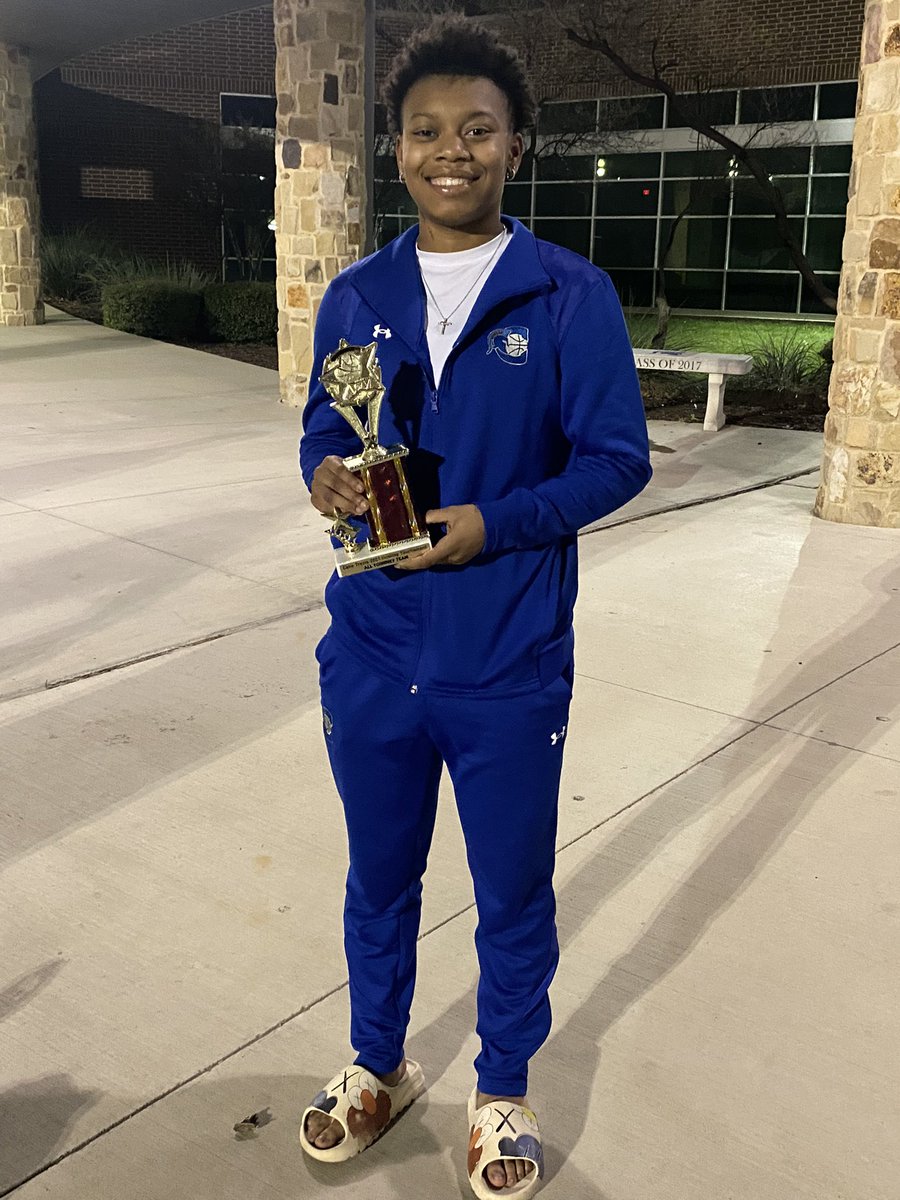 Congratulations Amyria Waker for being named All-Tournament at the Lake Travis Holiday Hoop Fest. <a href="/BurlesonSports/">Burleson ISD Athletics</a> <a href="/CHSSpartans/">Centennial Spartans</a>