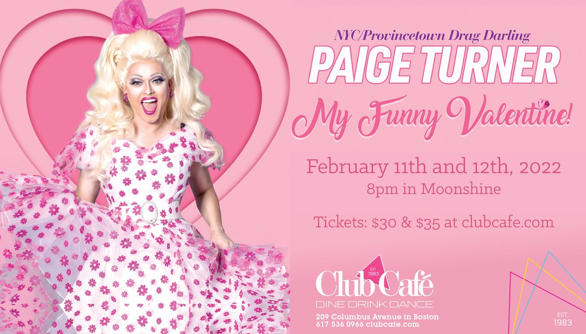 Paige Turner (@paigeturnernyc) on Twitter photo Boston Feb 11th & 12th @clubcafeboston <a href="/ILoveGayBoston/">#ILoveGay Boston</a> tickets clubcafe.com/club-events/pa… Boston Feb 11th & 12th @clubcafeboston <a href="/ILoveGayBoston/">#ILoveGay Boston</a> tickets clubcafe.com/club-events/pa…