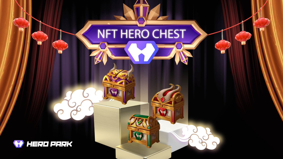 heroparktoken's tweet photo. 📢At #HP, we’ve been working hard on our bold experiment to blend #NFTs with #P2E, and today we are proud to announce that the Exclusive NFT Chest Treasure sale on 10th Jan, 2022. Remember this is a first come, first serve offering, so grab your NFT Chest before it gets sold out. https://t.co/3xDzAAoI8l