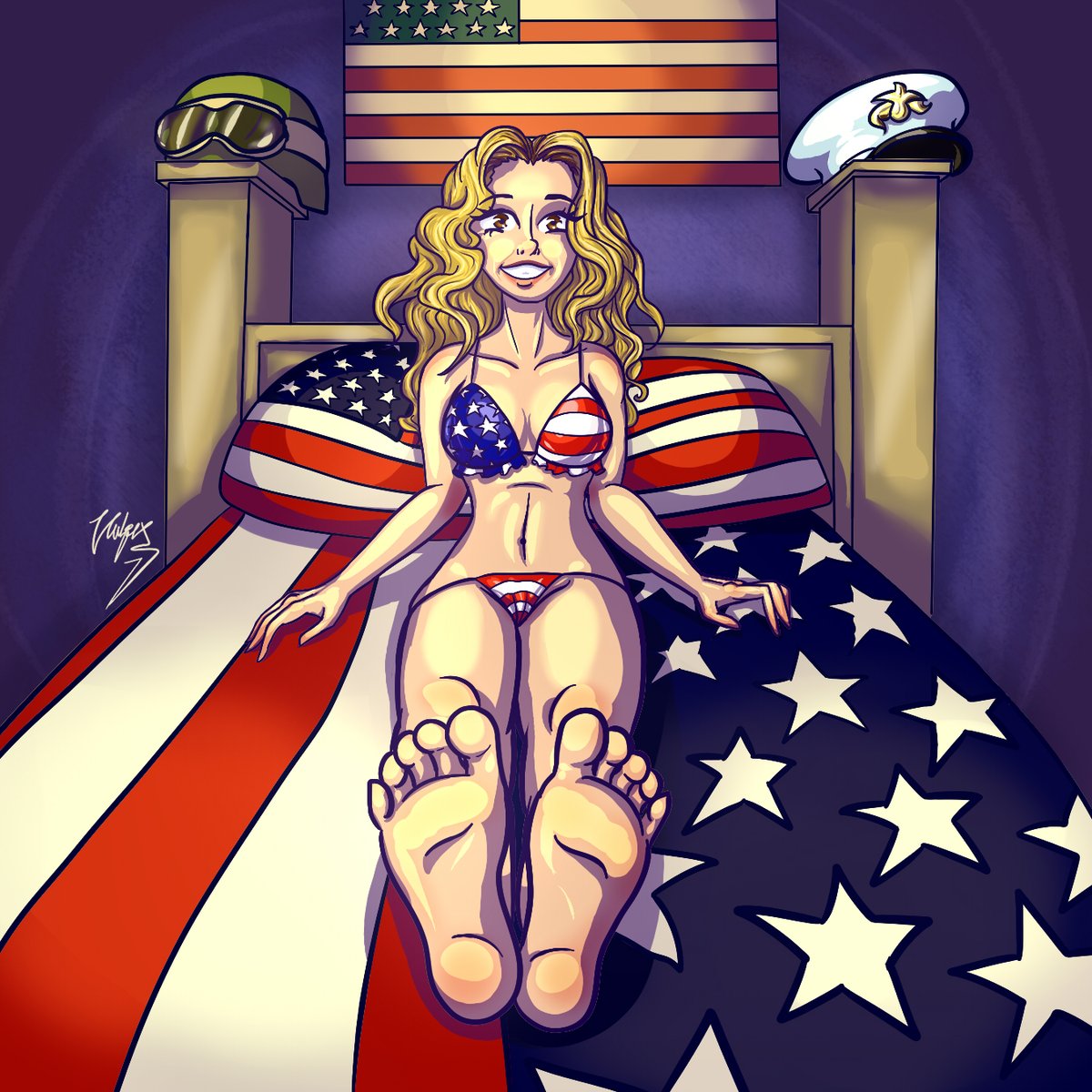 VulpyxS's tweet photo. Comission made by Prince--Charles (https://t.co/eE5XwkW7cq) 💙❤️🤍
#Feet #FOOTFETİSH #comissions #USA #USArmy #nude #FemaleNude https://t.co/st9hFSOqVV