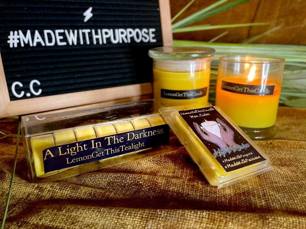 1ALITD's tweet photo. #Candles #CandleLover #LemonScent #Tealight  #ScentedCandles #BlackBusiness #CandleDecor #Homemade #Handmade #ALITD #ALightInTheDarkness https://t.co/H1IxQDwTGG