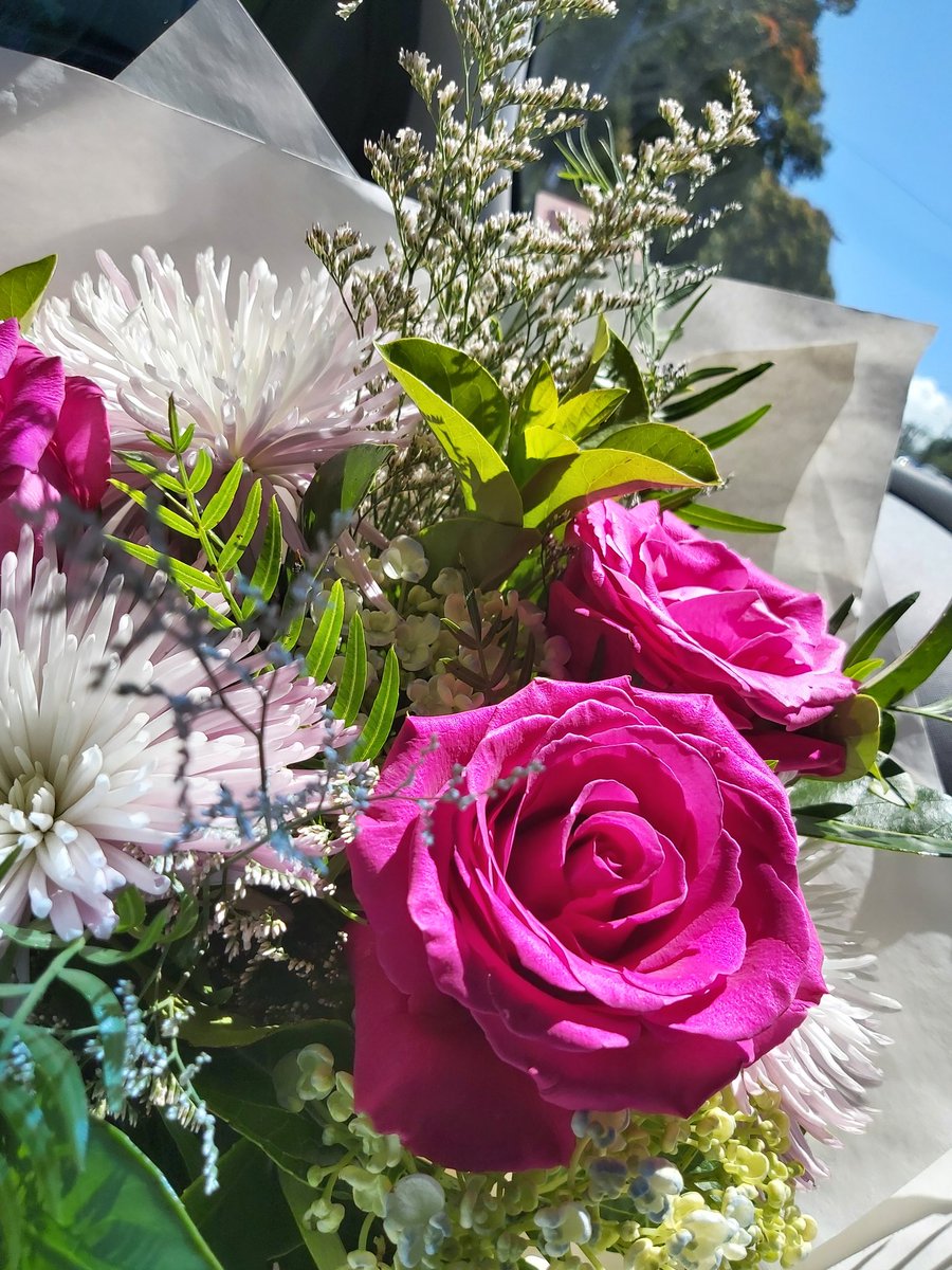 Loving this bouquet my manager gave me for my birthday 🥰🥰