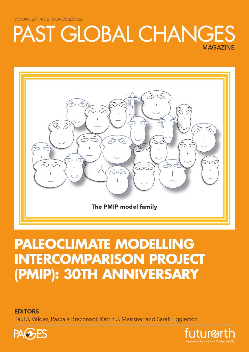 PAGES_IPO's tweet photo. Looking for some holiday reading? Our latest Past Global Changes Magazine "Paleoclimate Modelling Intercomparison Project (#PMIP): 30th anniversary" focuses on the story of of PMIPs formation and some of the key results and impact of the research. Enjoy! https://t.co/pdW1RpIW94 https://t.co/HnIORots3A