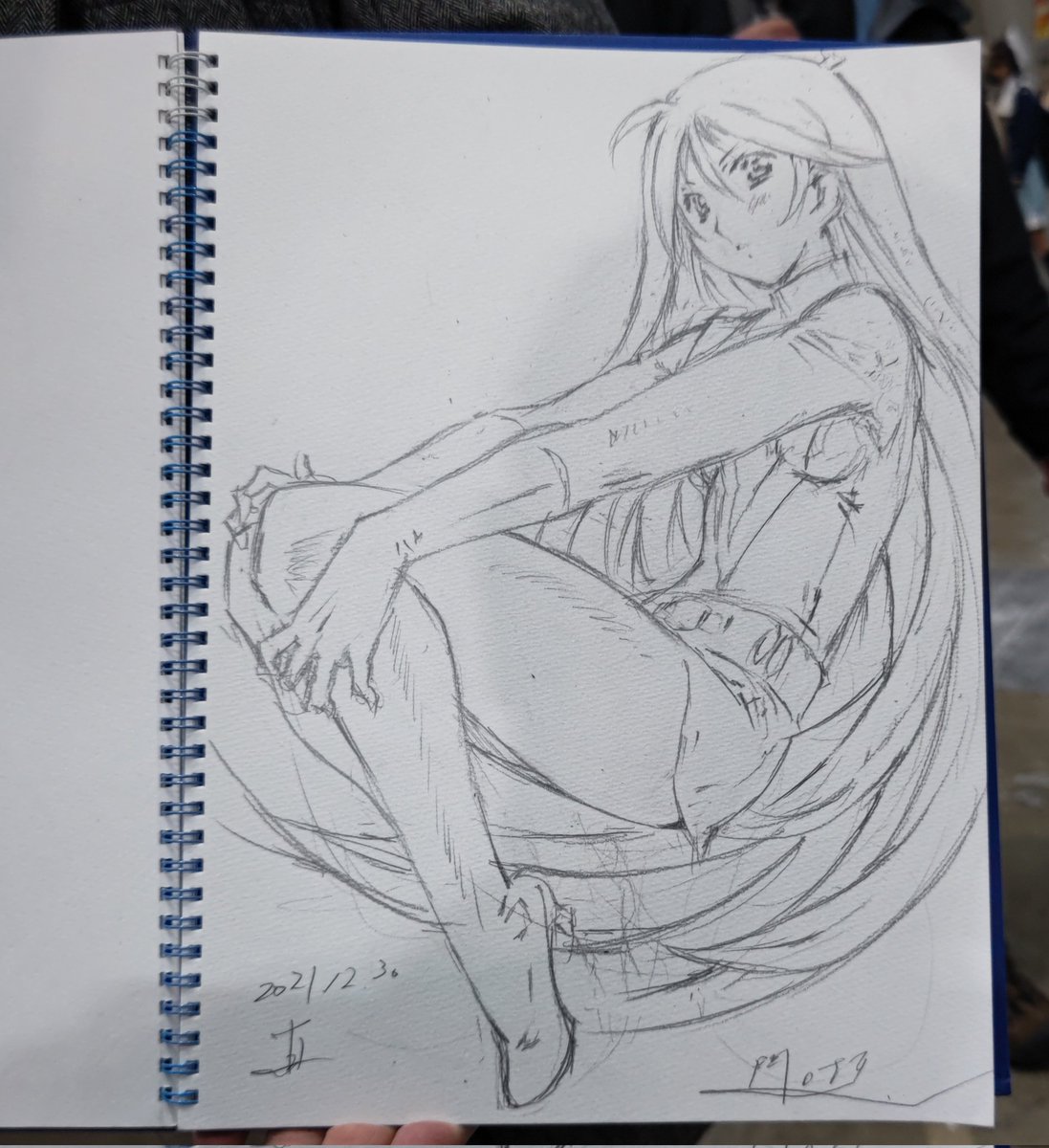 新刊完売しました!色紙依頼やスケブもたくさん描かせていただきました 